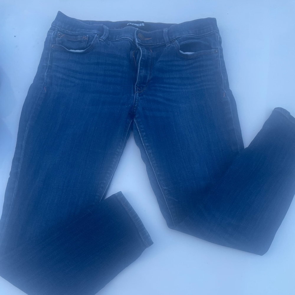 Vintage Express mid rise stretch legging jeans
